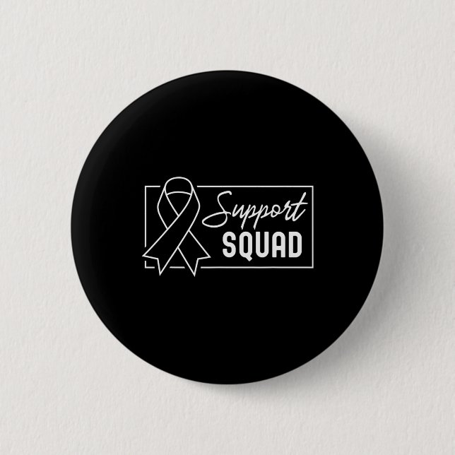 Support Squad Orange Warrior Crps Awareness 2  6 Cm Round Badge (Front)