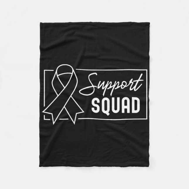 Support Squad Orange Warrior Crps Awareness 2  Fleece Blanket (Front)