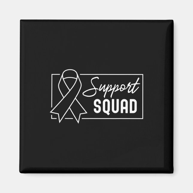 Support Squad Orange Warrior Crps Awareness 2  Magnet (Front)
