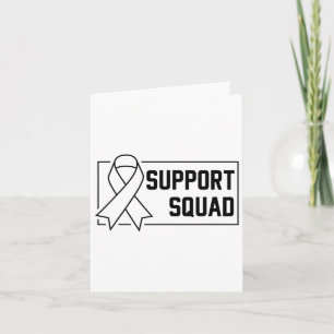 Support Squad Orange Warrior Crps Awareness Card