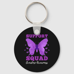 Support Squad Overdose Awareness  Key Ring
