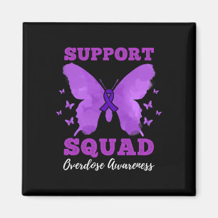 Support Squad Overdose Awareness  Magnet