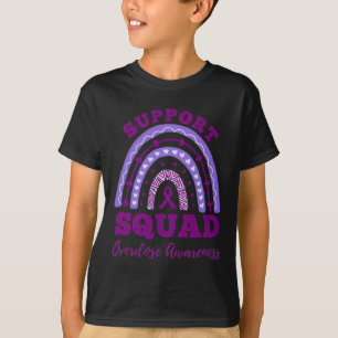 Support Squad Overdose Awareness Rainbow 1 T-Shirt