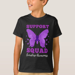 Support Squad Overdose Awareness  T-Shirt
