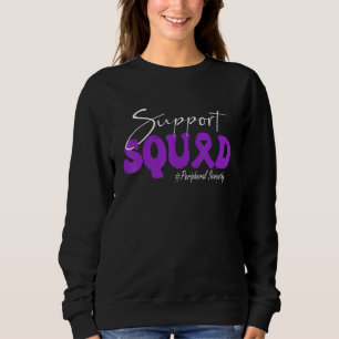 Support Squad Peripheral Neuropathy Awareness Purp Sweatshirt