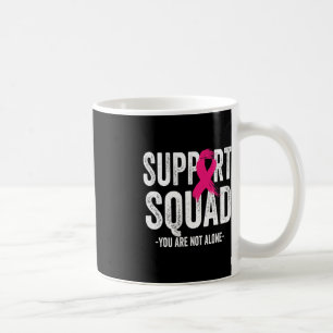 Support Squad Pink Ribbon Warrior Breast Cancer Aw Coffee Mug