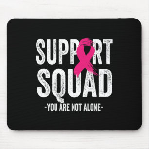 Support Squad Pink Ribbon Warrior Breast Cancer Aw Mouse Pad