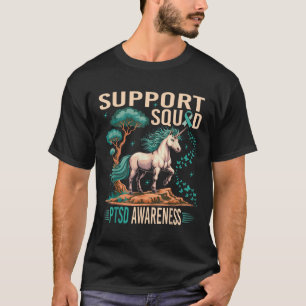 Support Squad Ptsd Awareness Mental Health Warrior T-Shirt