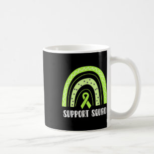 Support Squad Rainbow Ribbon Mental Health Awarene Coffee Mug