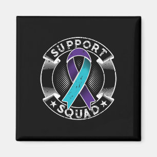 Support Squad Ribbon Suicide Prevention Awareness Magnet