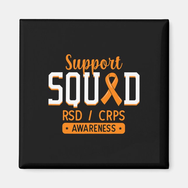 Support Squad RSDCRPS Complex Regional Pain Syndro Magnet (Front)