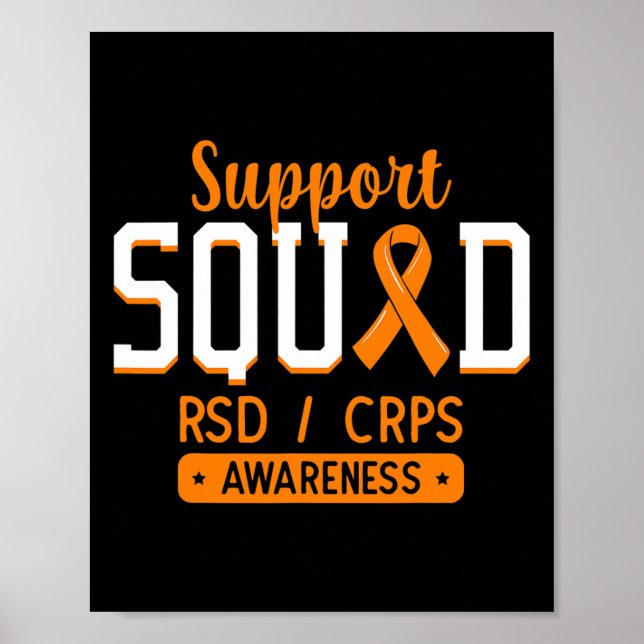 Support Squad Rsdcrps Complex Regional Pain Syndro Poster (Front)