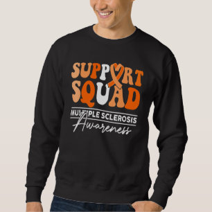 Support Squad Sunflower Hair Multiple Sclerosis Sweatshirt