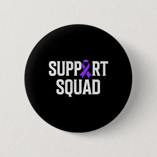 Support Squad Support Pancreatic Cancer Awareness  6 Cm Round Badge