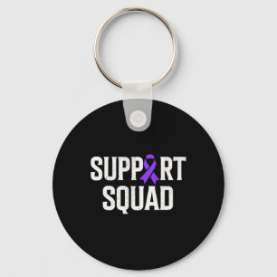 Support Squad Support Pancreatic Cancer Awareness Key Ring