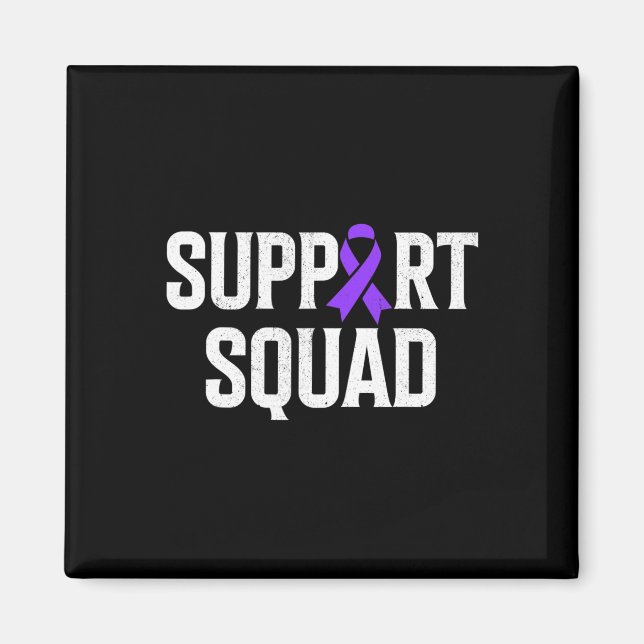 Support Squad Support Pancreatic Cancer Awareness  Magnet (Front)