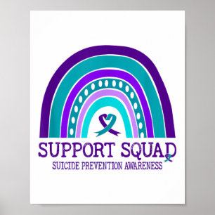Support Squad Support Rainbow Suicide Prevention A Poster