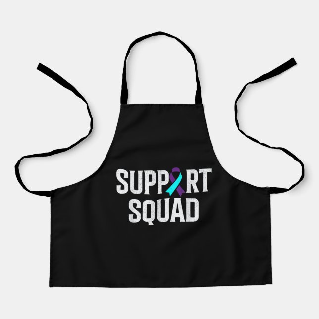 Support Squad Support Suicide Prevention Awareness Apron (Front)