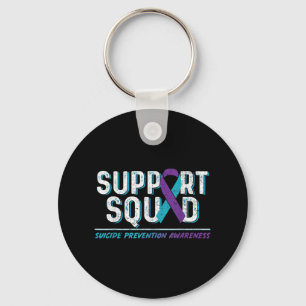 Support Squad Support Suicide Prevention Awareness Key Ring