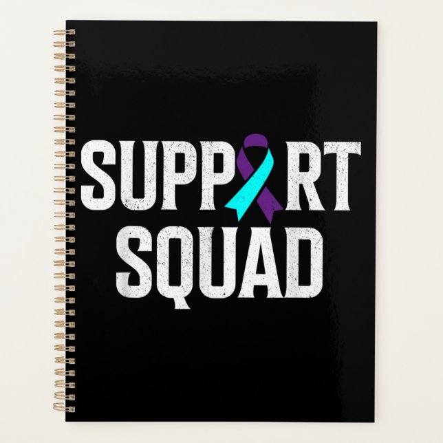 Support Squad Support Suicide Prevention Awareness Planner (Front)