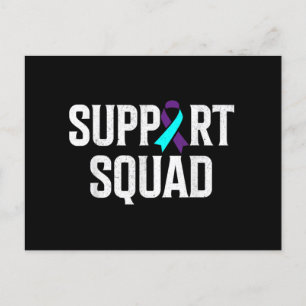 Support Squad Support Suicide Prevention Awareness Postcard