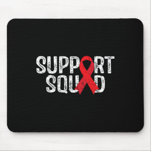 Support Squad Tee Blood Cancer Awareness Mouse Pad