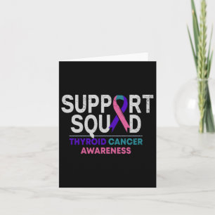 Support Squad Thyroid Cancer Awareness Month Ribbo Card