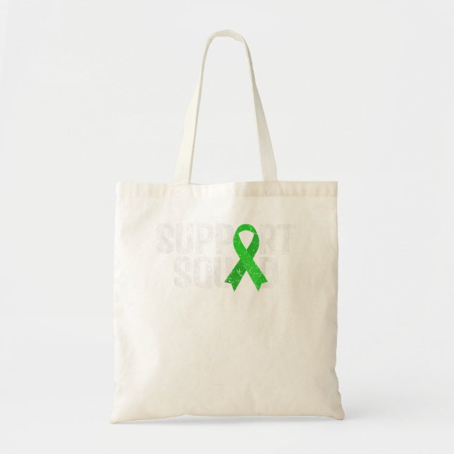 Support Squad Traumatic Brain Injury Awareness Tote Bag (Front)