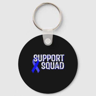 Support Squad Warrior Alopecia Areata Awareness  Key Ring