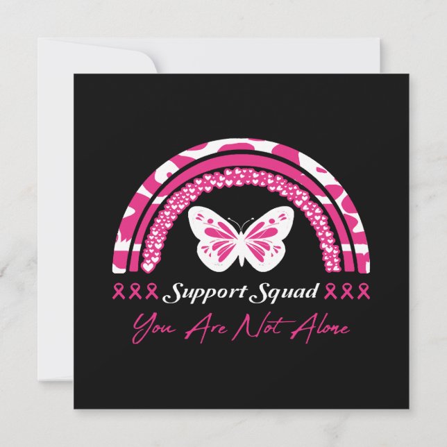 Support Squad You Are Not Alone Invitation (Back)