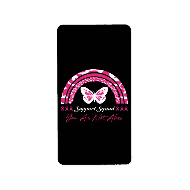 Support Squad You Are Not Alone Label (Front)