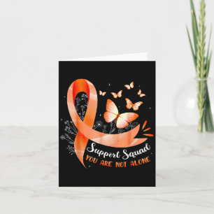 Support Squad You Are Not Alone Leukaemia Awarenes Card