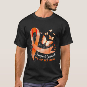 Support Squad You Are Not Alone Leukaemia Awarenes T-Shirt