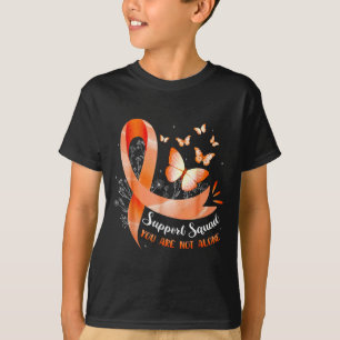Support Squad You Are Not Alone Leukaemia Awarenes T-Shirt