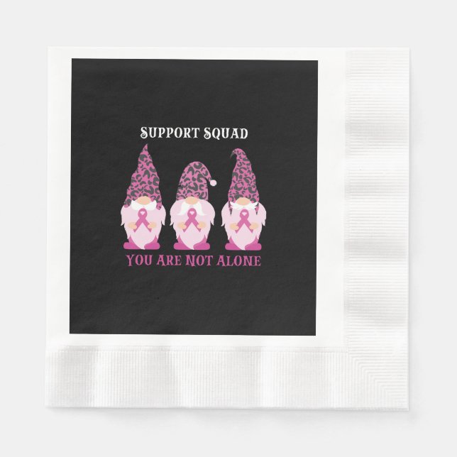 Support Squad You Are Not Alone Napkin (Front)
