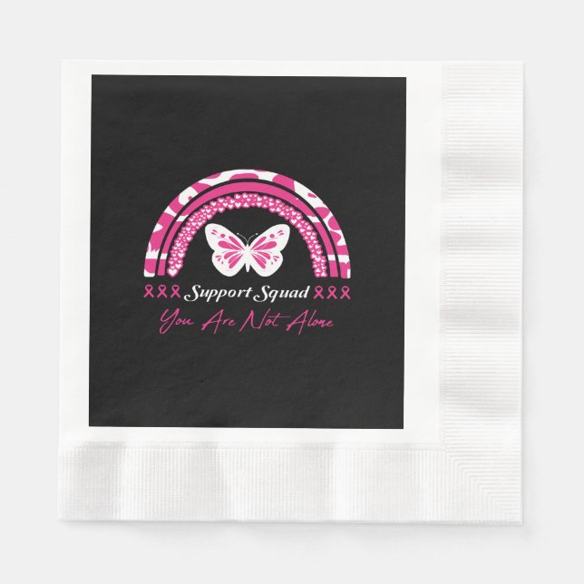 Support Squad You Are Not Alone Napkin (Front)