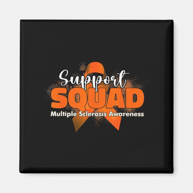 Support squads multiple sclerosis warrior women ms magnet (Front)