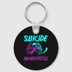 Support Suicide Awareness Wings Suicide Prevention Key Ring