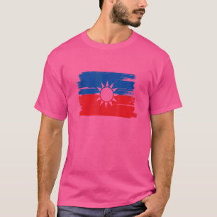 Support Taiwan I Stand With Taiwan Flag Free Taiwa T-Shirt