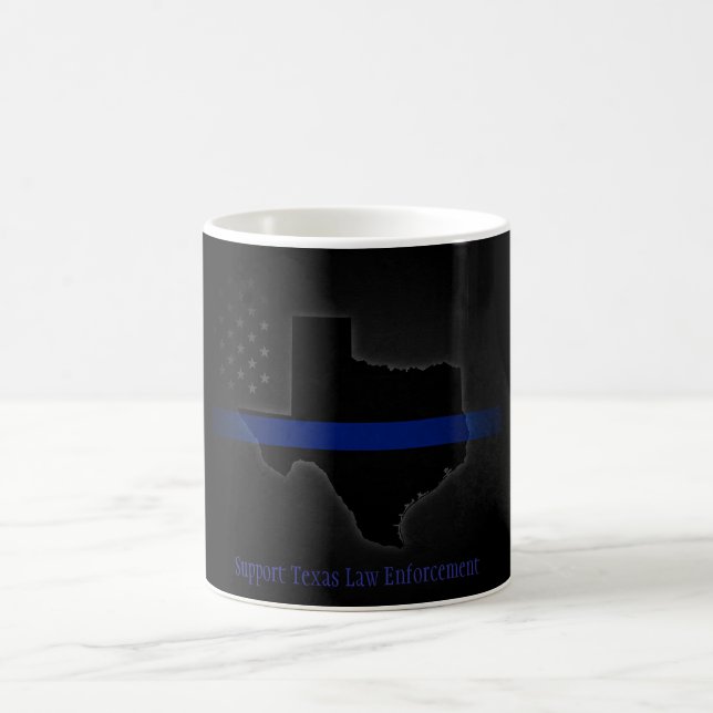 Support Texas Law Enforcement Coffee Mug (Center)