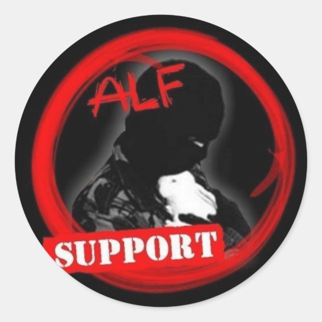 Support the ALF! Classic Round Sticker (Front)