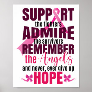 Support The Breast Cancer Fighters Breast Cancer A Poster