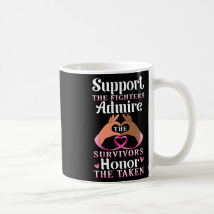 Support The Fighters Admire The Survivors Honour T Coffee Mug