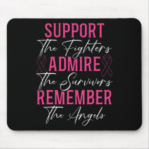 Support The Fighters Breast Cancer Awareness Month Mouse Pad