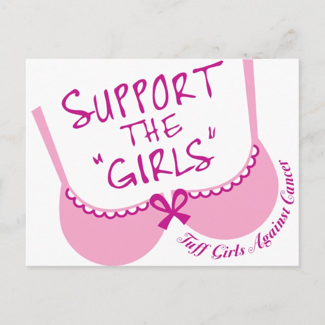 Support The Girls Postcard (Front)
