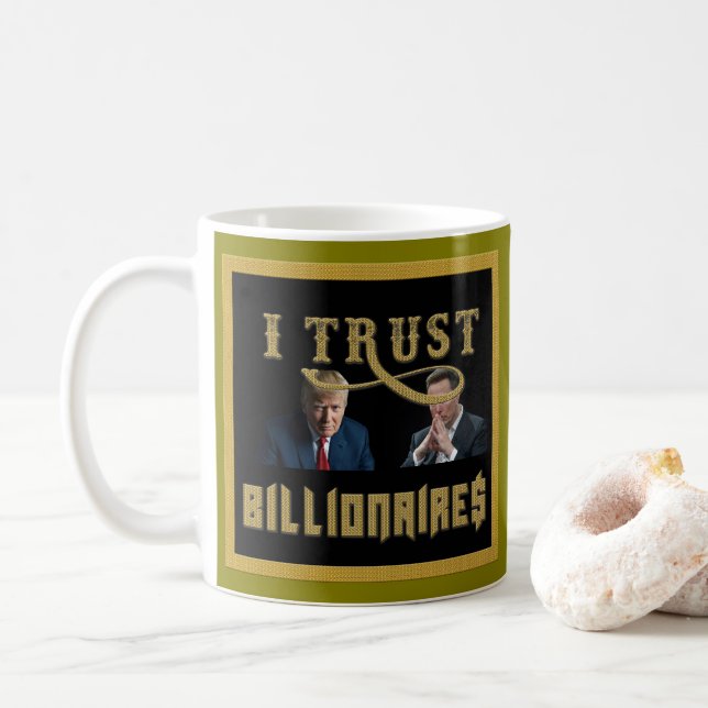 Support the Oligarchy! MAGA 47! Coffee Mug (With Donut)