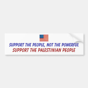 Support The Palestinian People Bumper Sticker