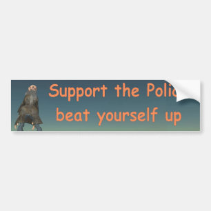 support the police bumper sticker