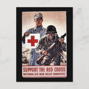 Support The Red Cross Postcard