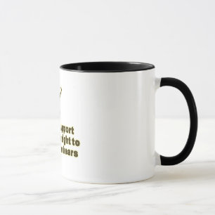 Support the right to arm bears mug